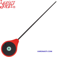 Удочка зимняя Lucky John Mormax длина 25см красная